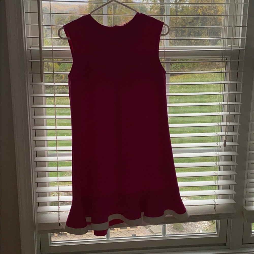 Fuchsia trumpet dress